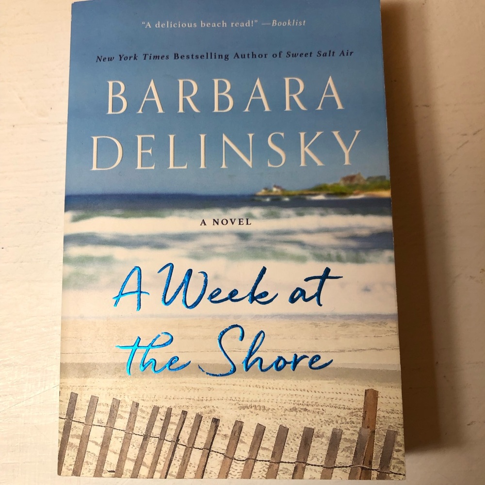 Barbara Delinsky "A Week at the Shore" Beach Novel, 408 pgs, paperback,